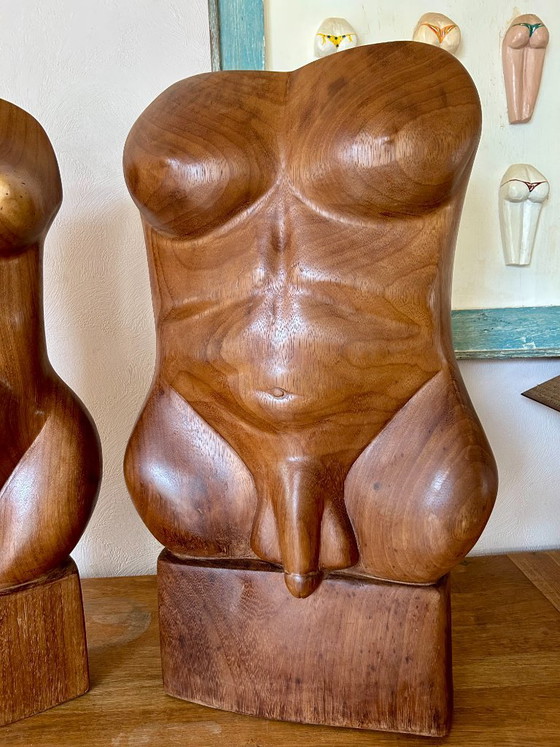 torso duo – Bildhauerei, Holz (photo 3 of 15)