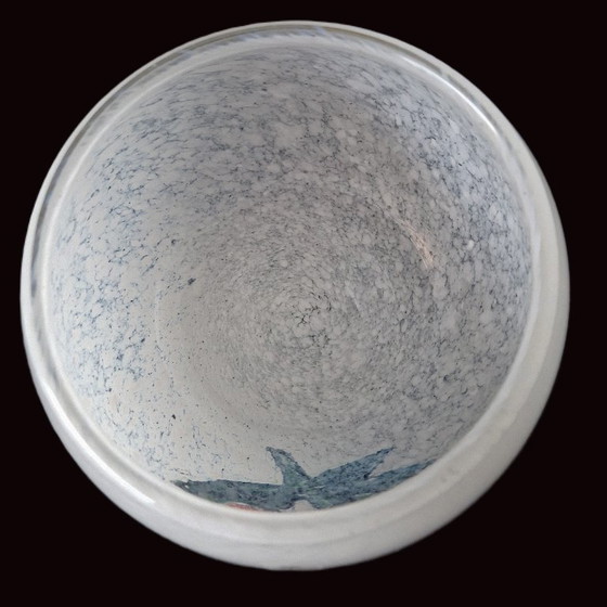 Image 1 of Skruf Schweden - Vase mit Rose von Ingegerd Råman