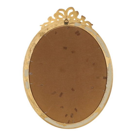 Classic Oval Gold Frame with Bow Ornament 63cm – Glass, Plastic (photo 14 of 14)