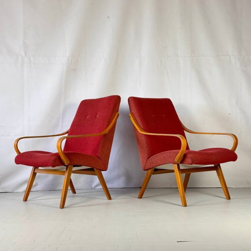 Fauteuils Jaroslav Šmídek Vintage Design, 1960s