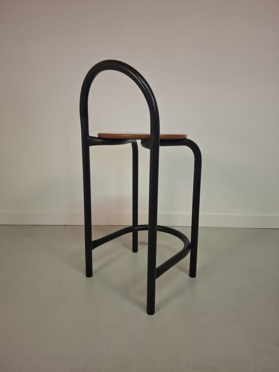 Image 1 of Set di 4 sgabelli da bar postmoderni 1980
