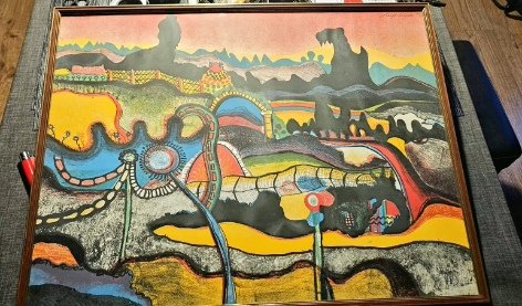 Image 1 of HUGO WULTZ exclusive Xl colorLitho 23/40 'Fantastic Realism'