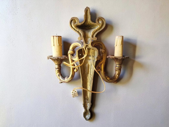 Coppia di applique Luigi XVI in bronzo – Bronze (photo 6 of 7)
