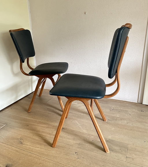 2 Vintage-Esszimmerstühle aus den 1960er Jahren