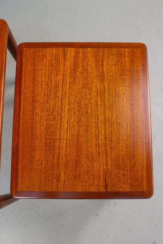 Image 1 of Tavolini impilabili Bramin a 3 pezzi di H.W. Klein, in teak vintage, stile danese.
