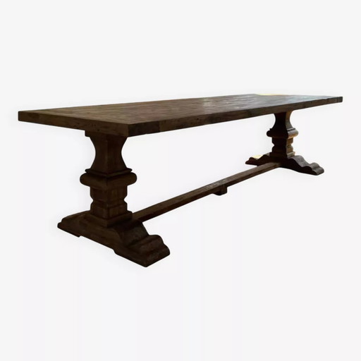 Spirito Monastery Table In Solid Wood - Length 200 cm