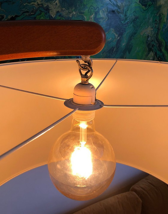 Image 1 of A stunning, original arc lamp from the top Italian brand Natuzzi, model "Luna