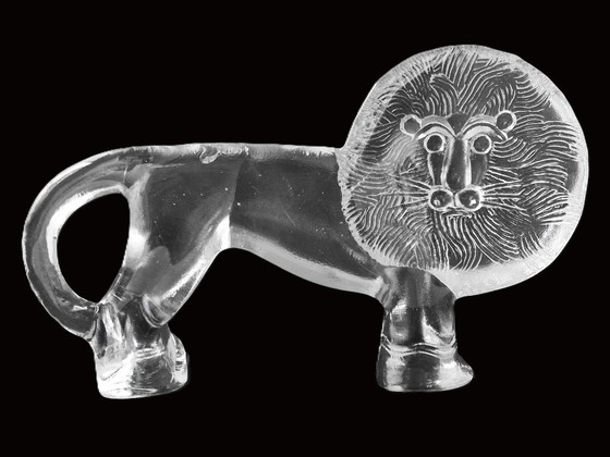 Kosta Boda - Grootste maat leeuw van Bertil Vallien - 1398 gram – Glaskunst, Glass (photo 3 of 5)