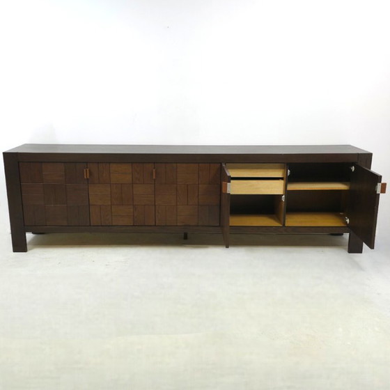 Image 1 of Brutalist sideboard by Frans Defour 280 cm 70's design Moderna series