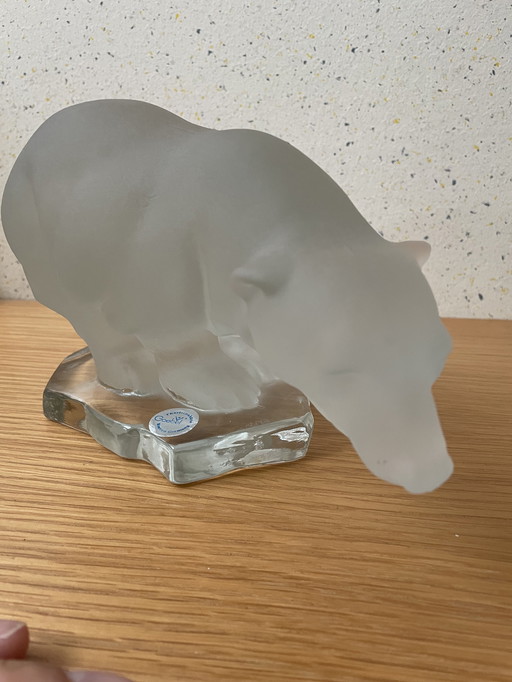 Ours Goebel en Cristal Givré