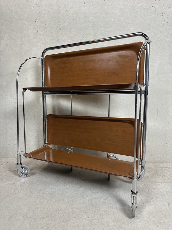Image 1 of Vintage folding serving table - Gerlinol