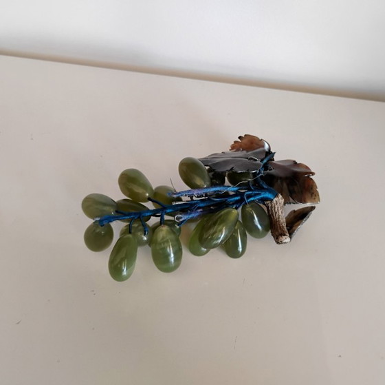 Image 1 of GRAPPOLO D'UVA DECORATIVO - ONICE / GIADA