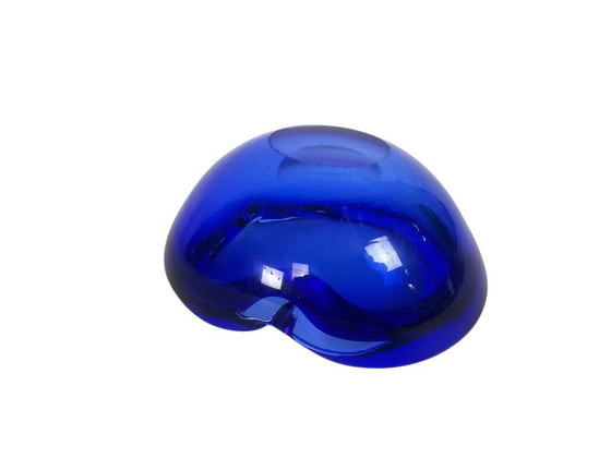 Image 1 of Murano - Sommerso - Flavio Poli  -  transparant  - blauw  - 60's