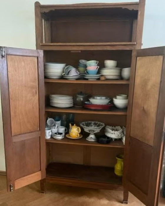 Image 1 of Antico mobile olandese con dettagli in stile Art Nouveau