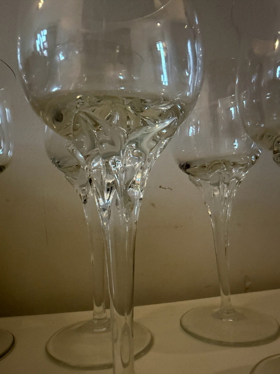 Set di 6 calici da vino vintage in cristallo – Bicchieri e caraffe (photo 6 of 6)