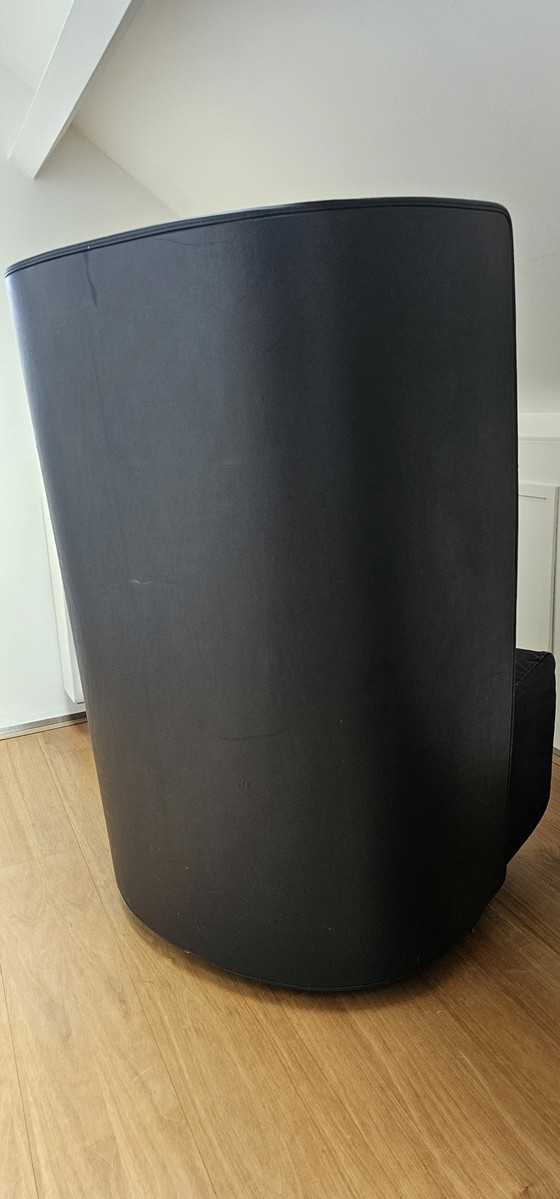 Poltrona lounge Zanotta Campo con schienale alto – Poltrone, Leather, Textile (photo 5 of 6)