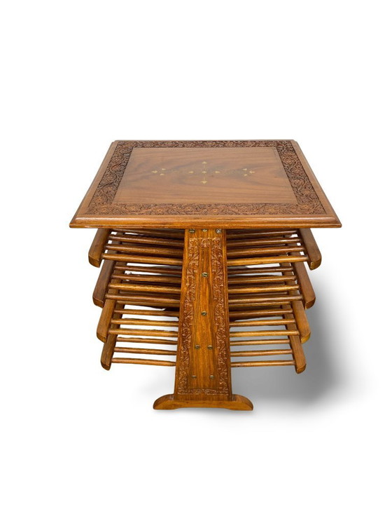 Image 1 of Porte-revues en bois dans le style d'Edward J. Wormley, Circa 1950