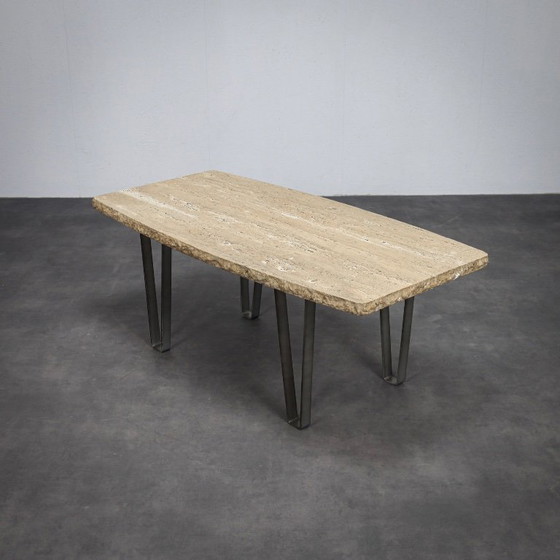 Image 1 of Travertine Coffee Table, Italy (1970s)