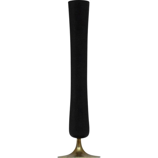 Vase tulipe vintage en bronze par Karl Hagenauer pour Whw Wien, Autriche 1930