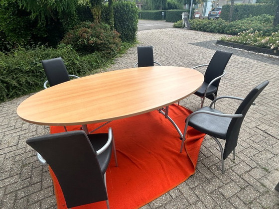Vergadertafel Met 5 Stoelen – Kaptafels, Metal (photo 11 of 12)