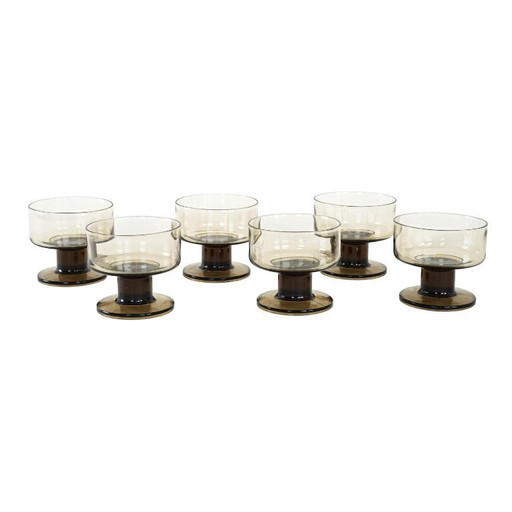 Set Dessertschalen, italienisches Design, 1970er Jahre, hergestellt in Italien