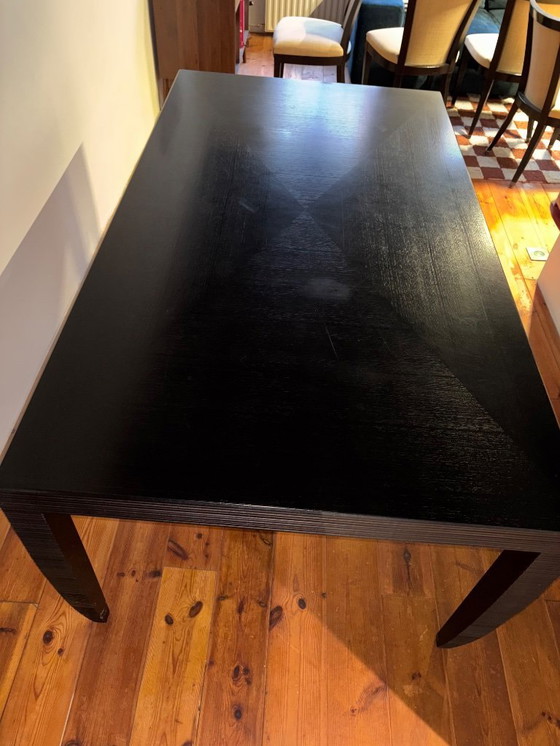 Image 1 of John Hutton Design Dining Table - Solid Wood X Detail
