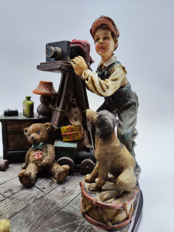 Image 1 of scène de studio photo vintage