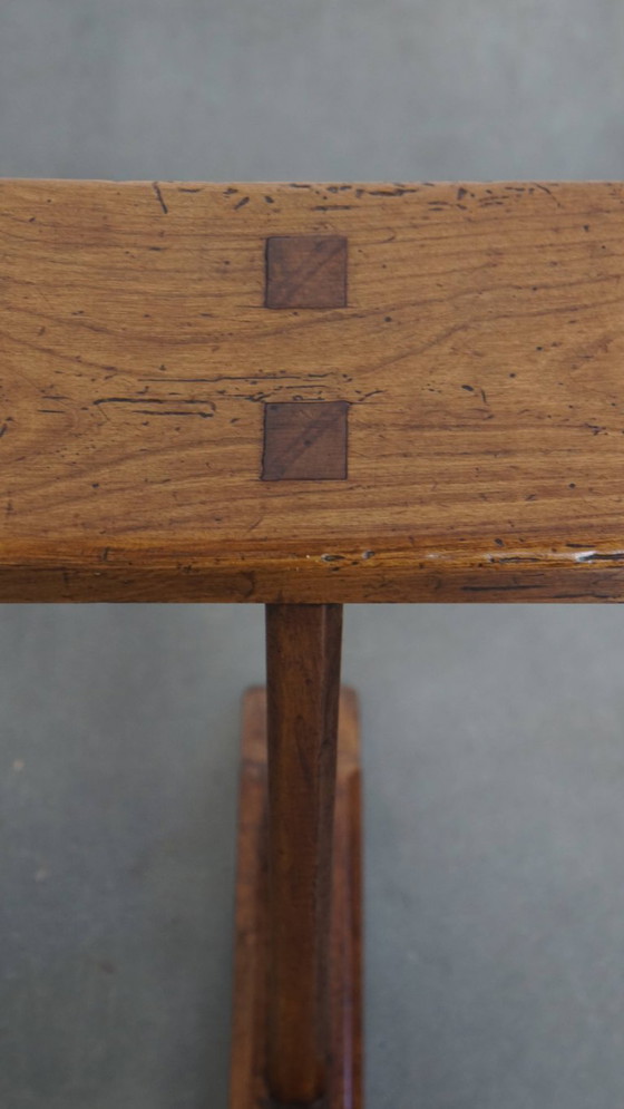 Image 1 of Antique French hall bench/bench for the dining table