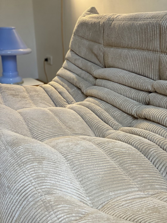 Image 1 of Ligne Roset - Ensemble canapé Togo 4 pièces - Corduroy/Rib Beige