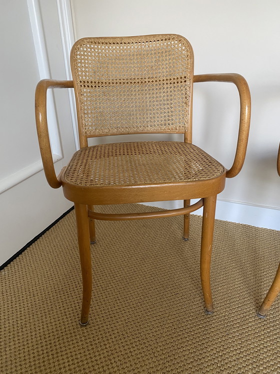 Image 1 of 2 sedie vintage TON ispirate a Thonet (Hoffman) 811