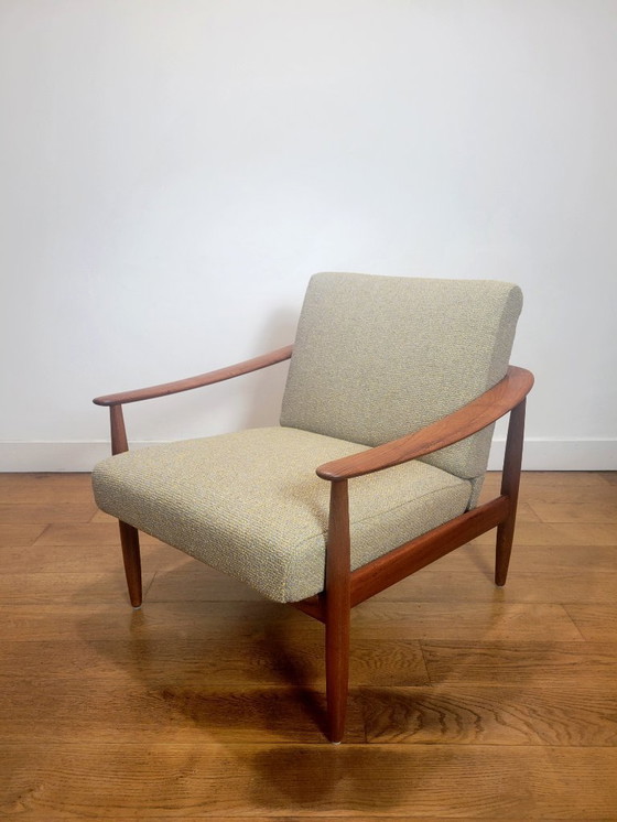Image 1 of Fauteuil vintage en teck de Carl Straub, 1960