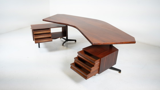 Image 1 of Boemerang T96 bureau door Osvaldo Borsani voor Tecno, Italië, 1960S