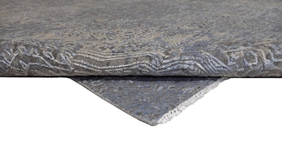 Image 1 of Avant Garde Mural Grey/ Blue Design 4364