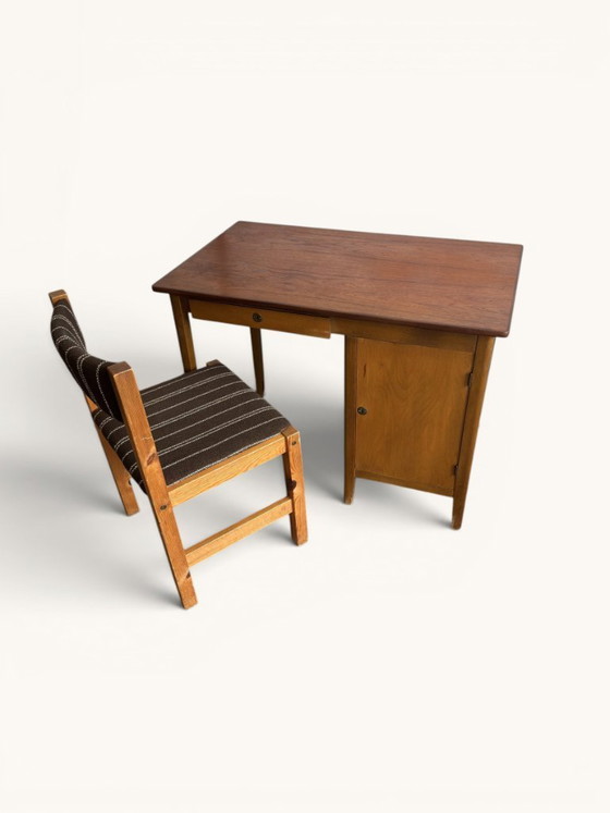 Mid Century Deens Bureau Uit De Jaren '60 – Wood (photo 4 of 9)