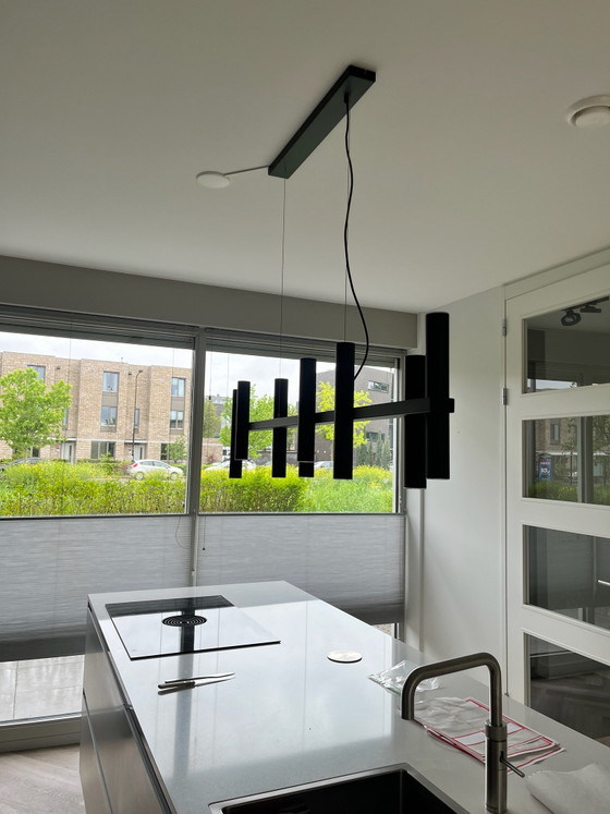 Design Pendelleuchte schwarz, Pendelleuchten, Metall (Foto 4 von 5)