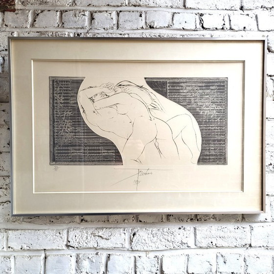 Lithograph Pierre-Yves-Trémois "Le sacre du Printemps" 75' – Lithographs & prints, Metal (photo 7 of 8)