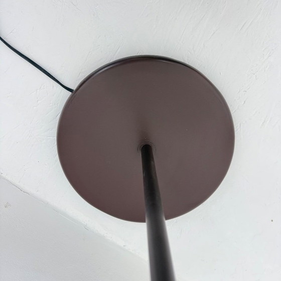 Image 1 of Hala Zeist Trompeten-Stehlampe in Braun, minimalistisch, niederländisches Design der 1970er Jahre