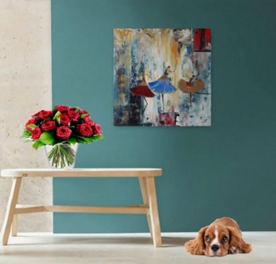 Image 1 of Painting "Ballerina"
