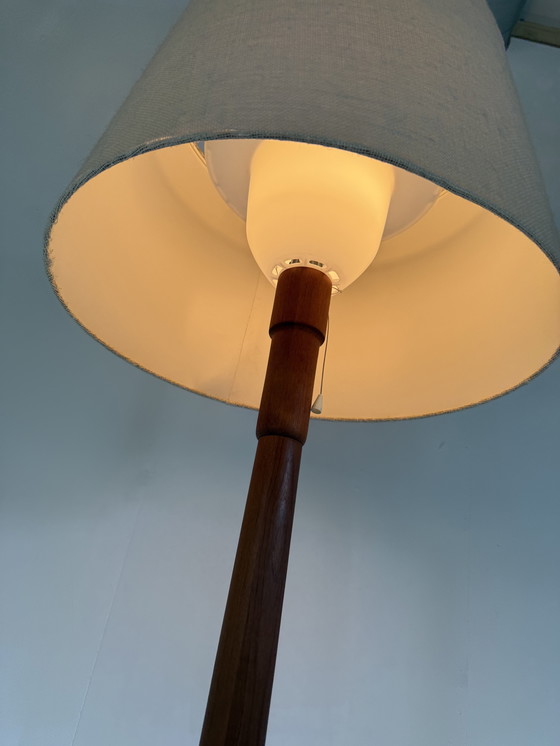 Image 1 of Lampada da terra vintage in teak, Domus '70