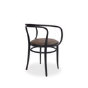 Thonet 209 P Chair Leather Seat Brown | Bentwood Black Chair