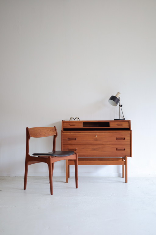 Secretaire, Arne Wahl Iversen Vinde Møbelfabrik jaren 60