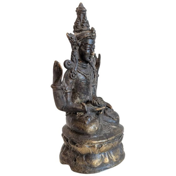 Khmer Avalokiteshvara Reisbeeld – Bodhisattva voor op Reis (kavel 147) – Beeldhouwkunst (photo 2 of 9)