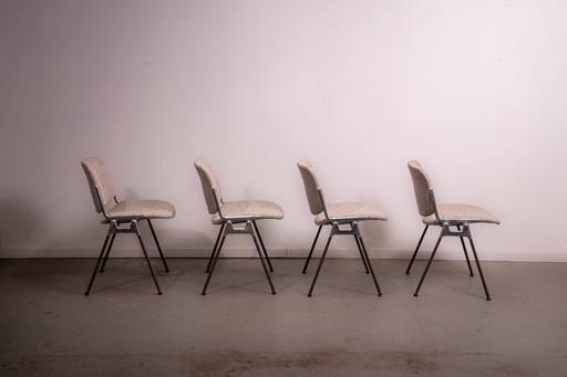 Satz von 4 DSC 106 von Giancarlo Piretti für Castelli