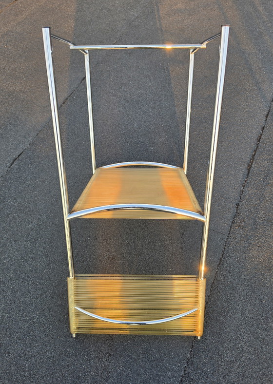 6 sedie modello 101 "Spaghetti" di Belotti per Alias, anni '80 – Sedie da pranzo, Metal, Plastic (photo 8 of 10)