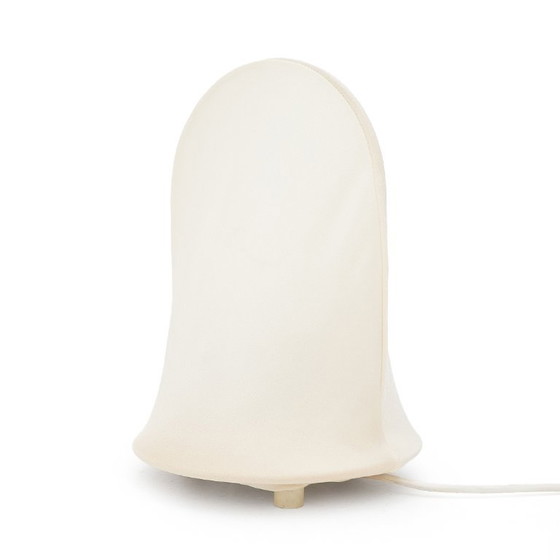 Image 1 of Lámpara de sobremesa con pantalla de tela, años 70