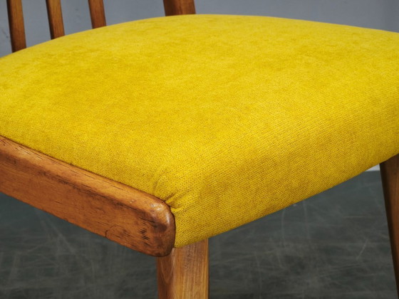 Image 1 of Ensemble de 4 chaises de salle à manger TON en hêtre, style Mid-Century, Tchécoslovaquie, années 1970