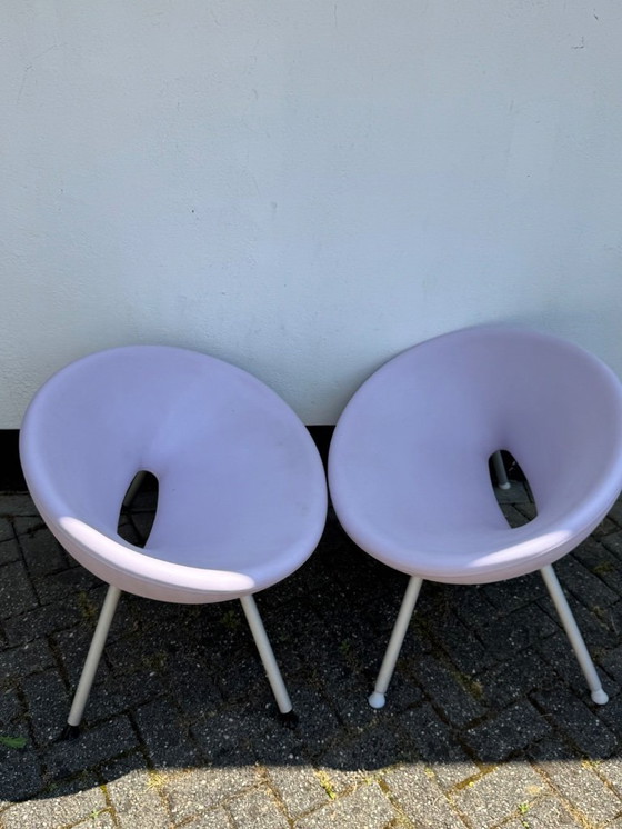 Image 1 of Pair of Philippe Starck Ploof Chairs for Kartell