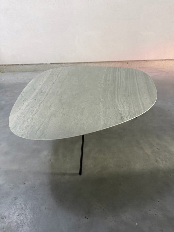 Tavolini da caffè Leolux Liliom - set di 2 - ottime condizioni – polished steel, Ceramica (photo 4 of 8)