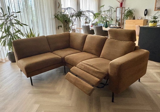 Loire hoekbank met relaxfunctie (4 jr. oud) – hoekbanken, Metal, Textile (photo 2 of 8)