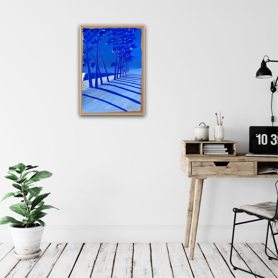 Image 1 of Gouache on 400g kraft paper.
Size: 70x50cm.